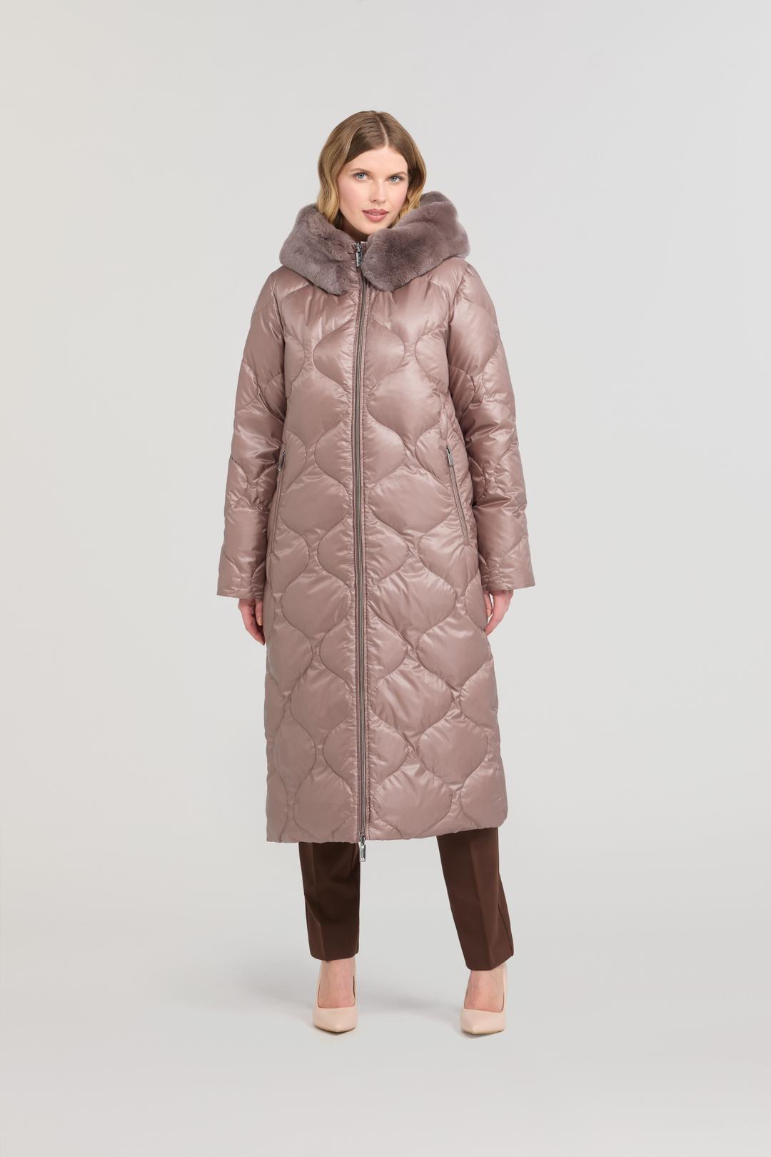 Женское двухстороннее пальто-пуховик Diego M | Фото 3