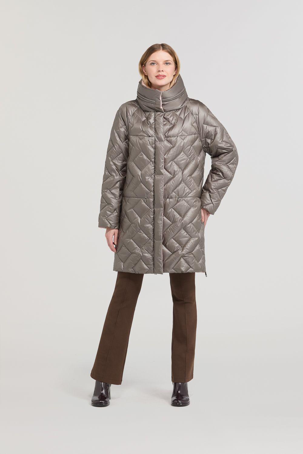 Женское двухстороннее пальто-пуховик Diego M | Фото 3