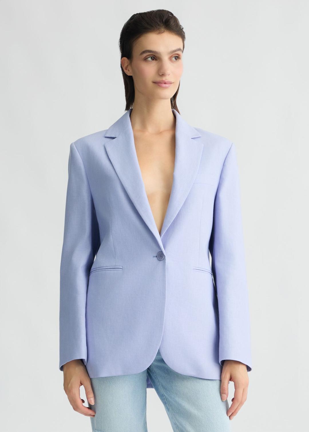 Женский пиджак изо льна и хлопка Liu Jo | Фото 2