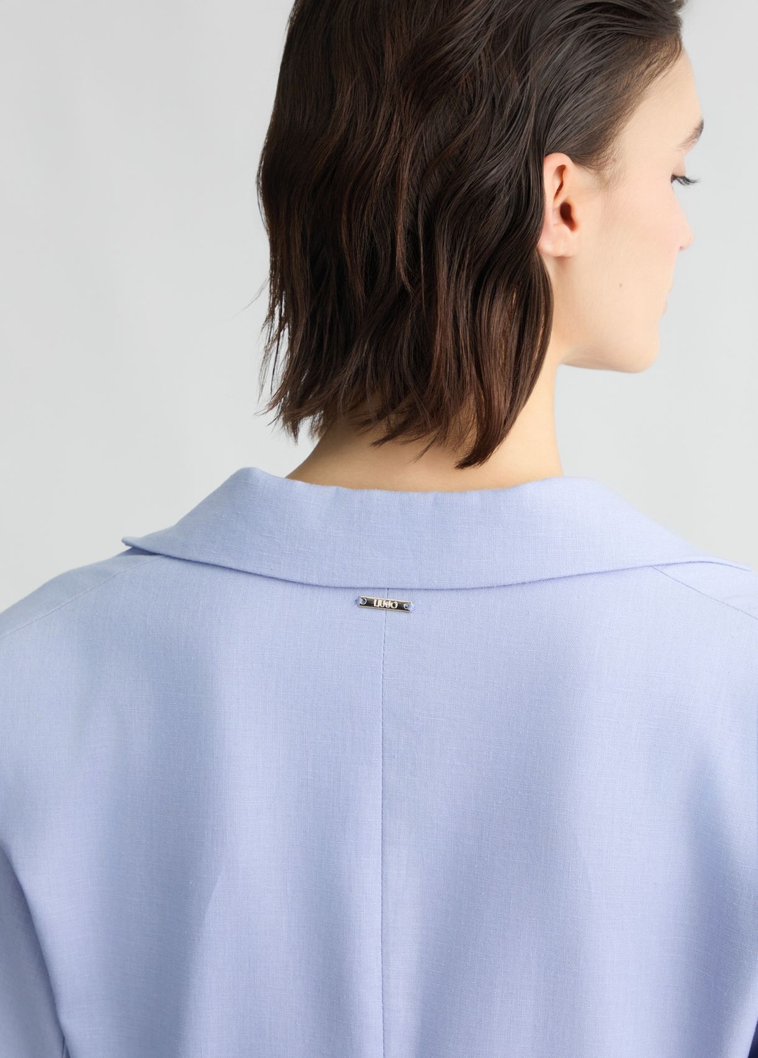 Женский пиджак изо льна и хлопка Liu Jo | Фото 4