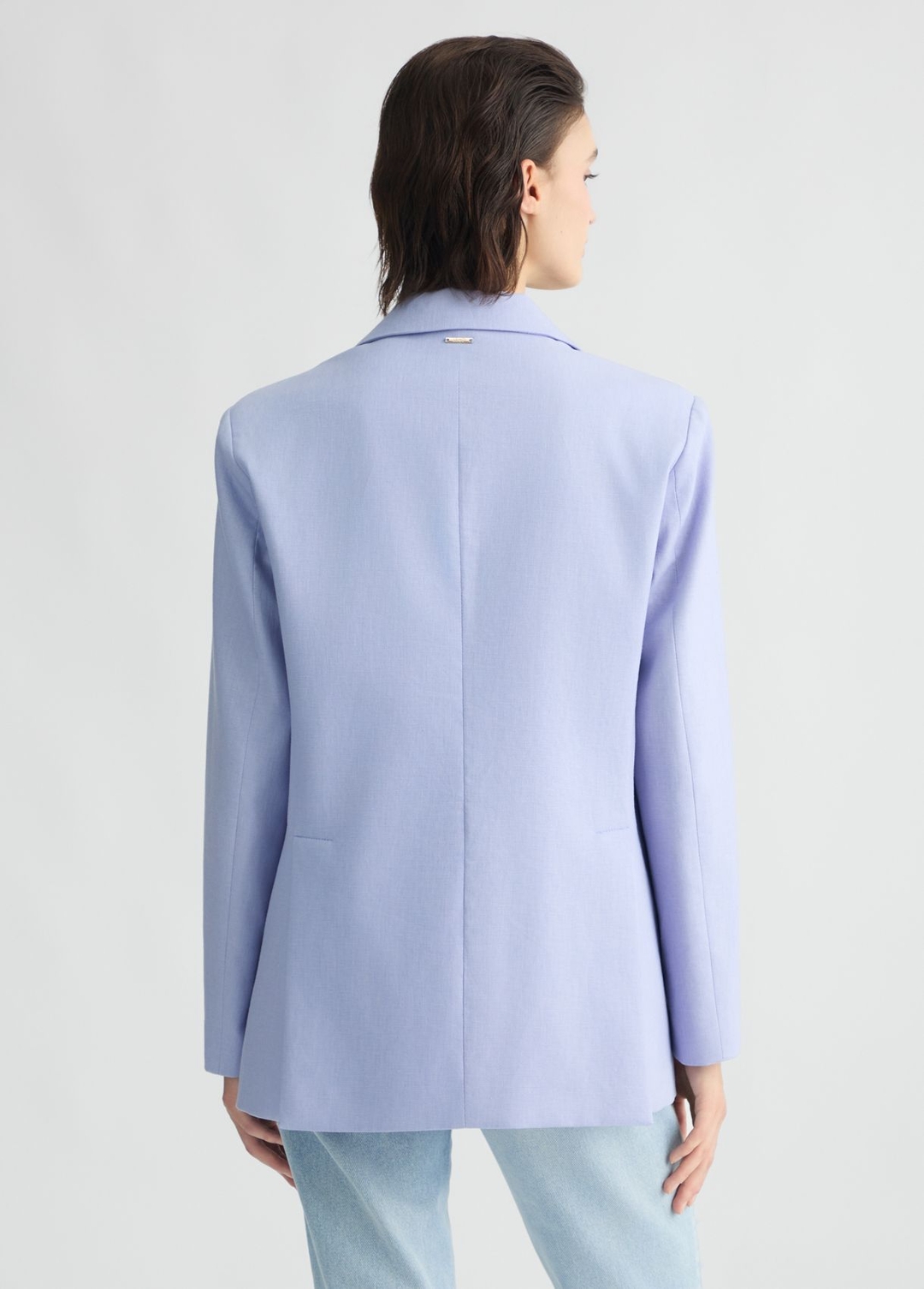 Женский пиджак изо льна и хлопка Liu Jo | Фото 3