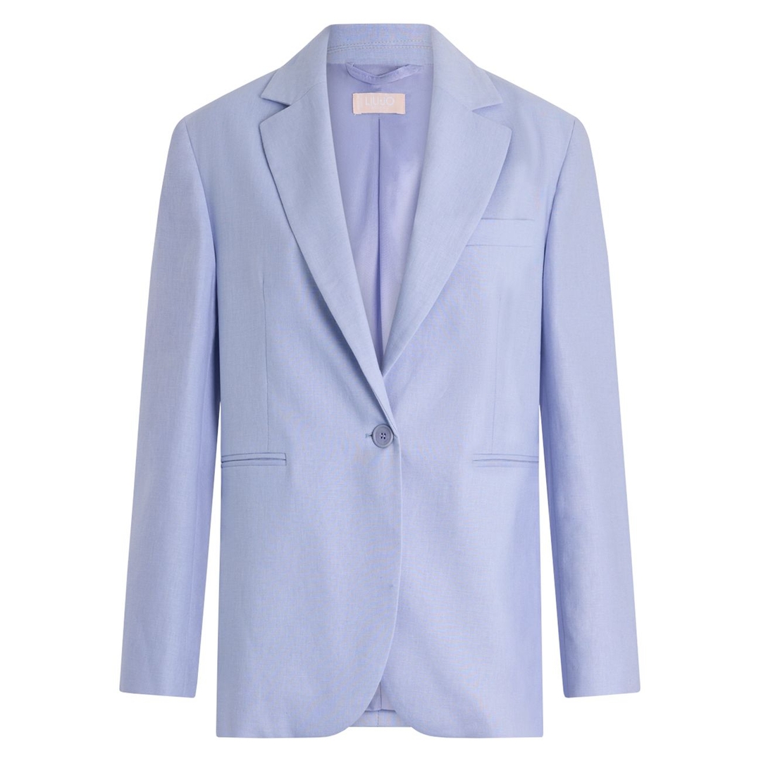 Женский пиджак изо льна и хлопка Liu Jo | Фото 1
