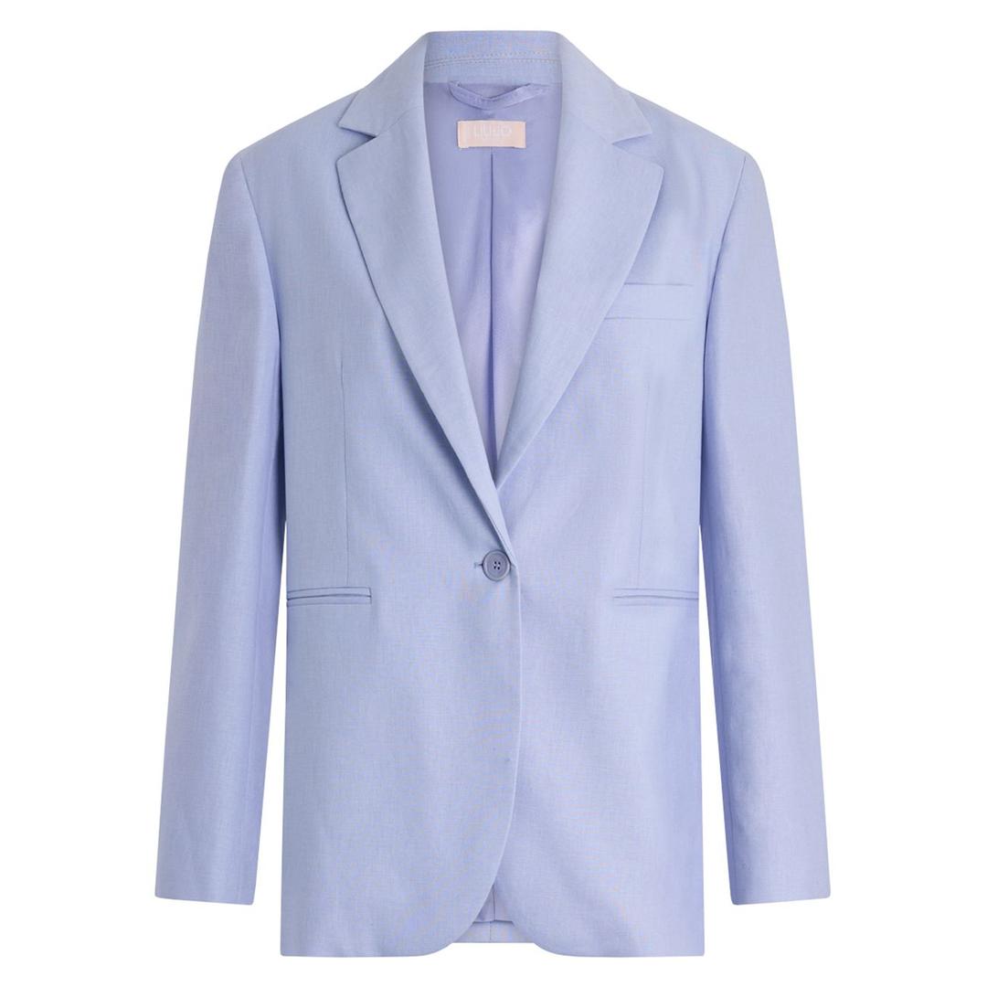 Женский пиджак изо льна и хлопка Liu Jo | Фото 1