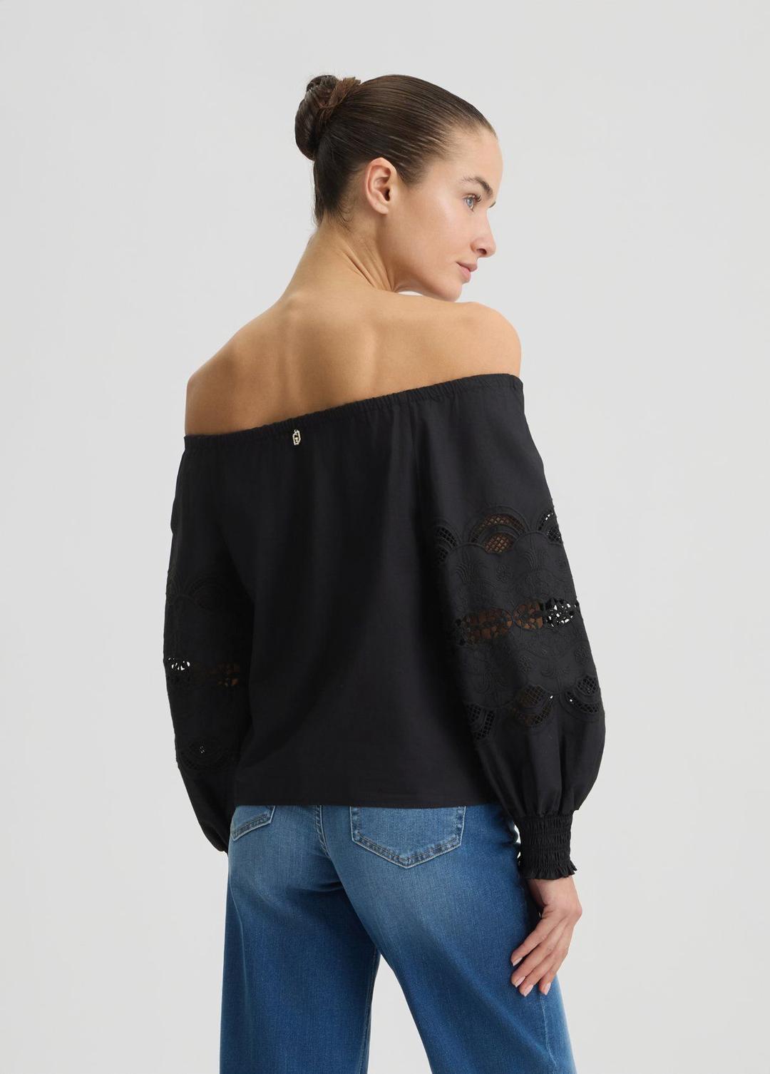 Блуза с вышивкой Liu Jo | Фото 3