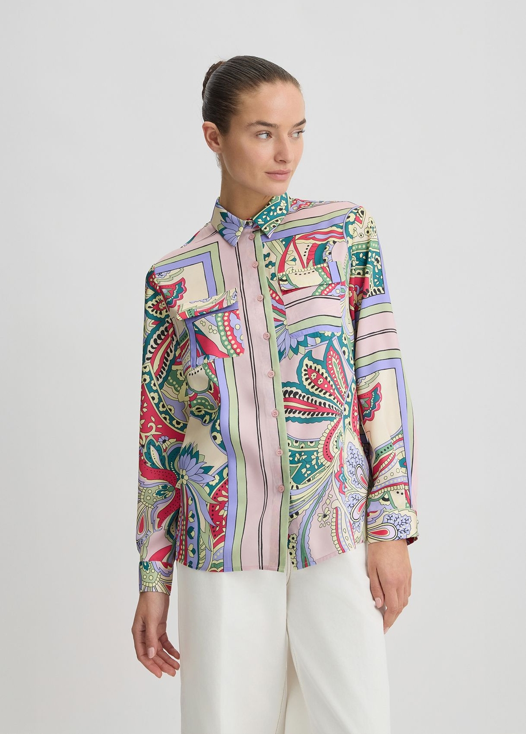 Женская атласная рубашка Liu Jo | Фото 2