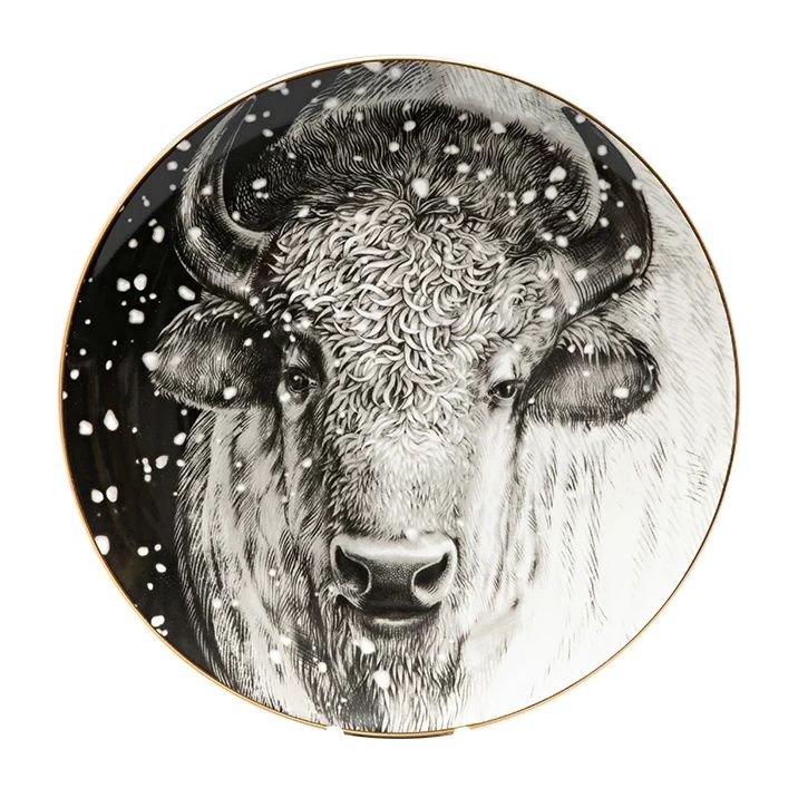 Тарелка декоративная ИФЗ Тотем. Бизон | Фото 1
