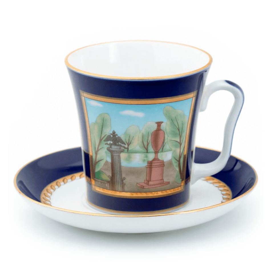 Бокал с блюдцем ИФЗ Порфировая ваза | Фото 1