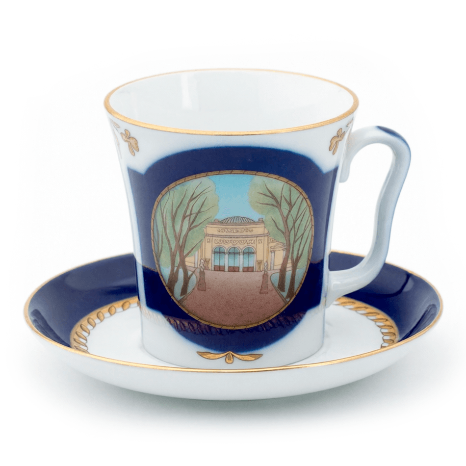 Бокал с блюдцем ИФЗ Летний сад Петра I | Фото 1