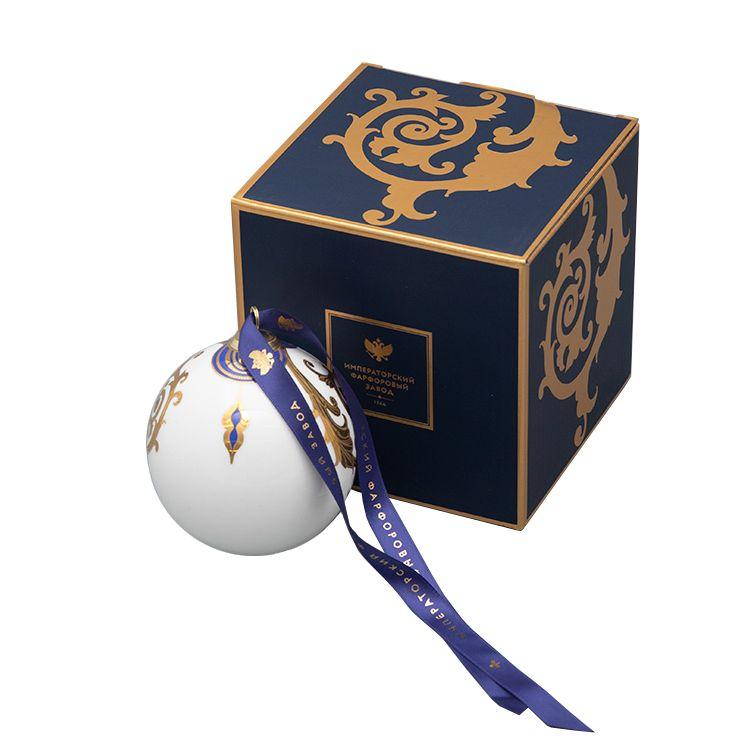 Ёлочная игрушка Шар ИФЗ, Рождественские узоры | Фото 1