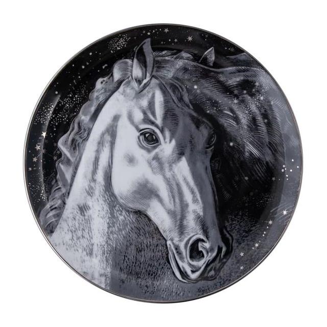 Декоративная тарелка ИФЗ Чёрный мустанг