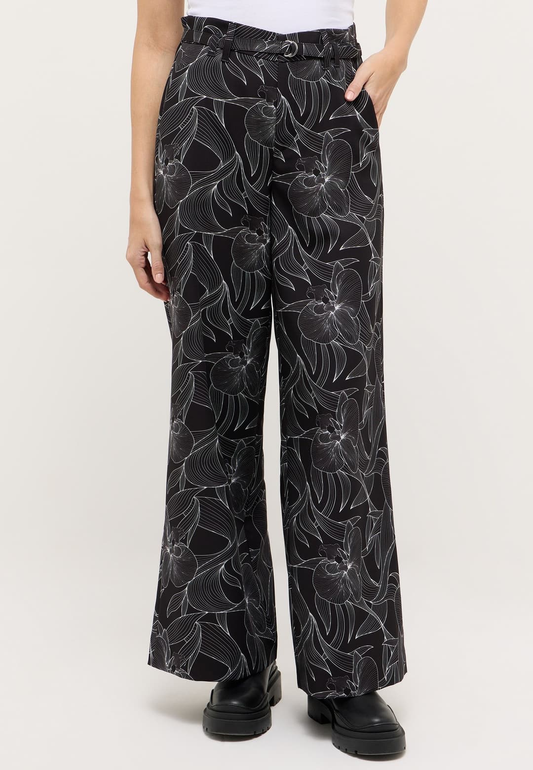 Женские брюки с цветочным принтом Liva SLEEK Angels | Фото 5