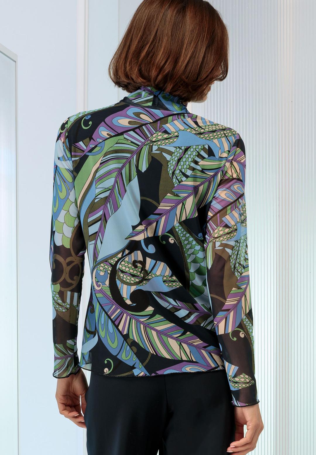 Женская водолазка из сетки BIANCA | Фото 4