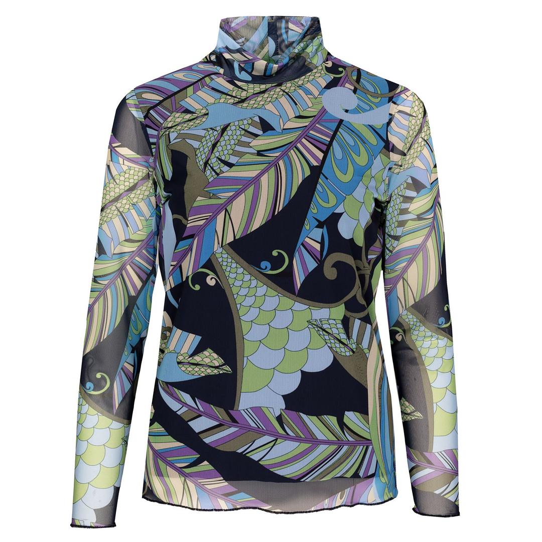 Женская водолазка из сетки BIANCA | Фото 1