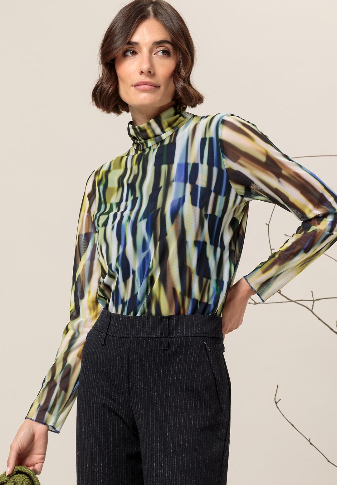 Женская водолазка из сетки BIANCA | Фото 5