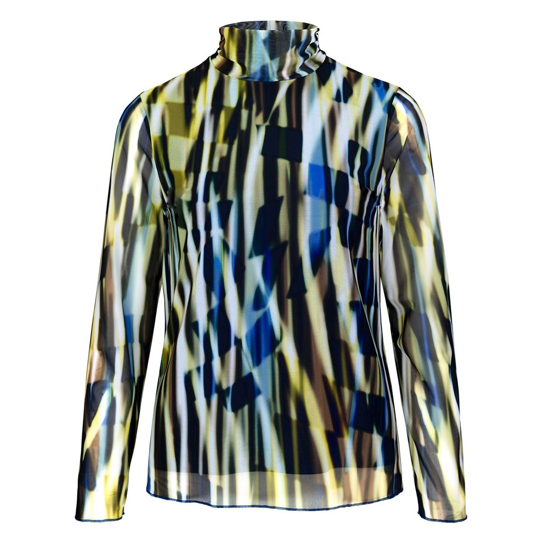 Женская водолазка из сетки BIANCA | Фото 1