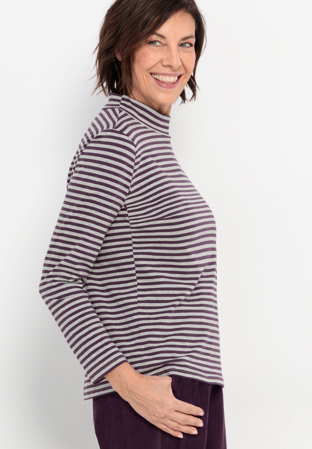 Женская водолазка из хлопка BIANCA | Фото 5