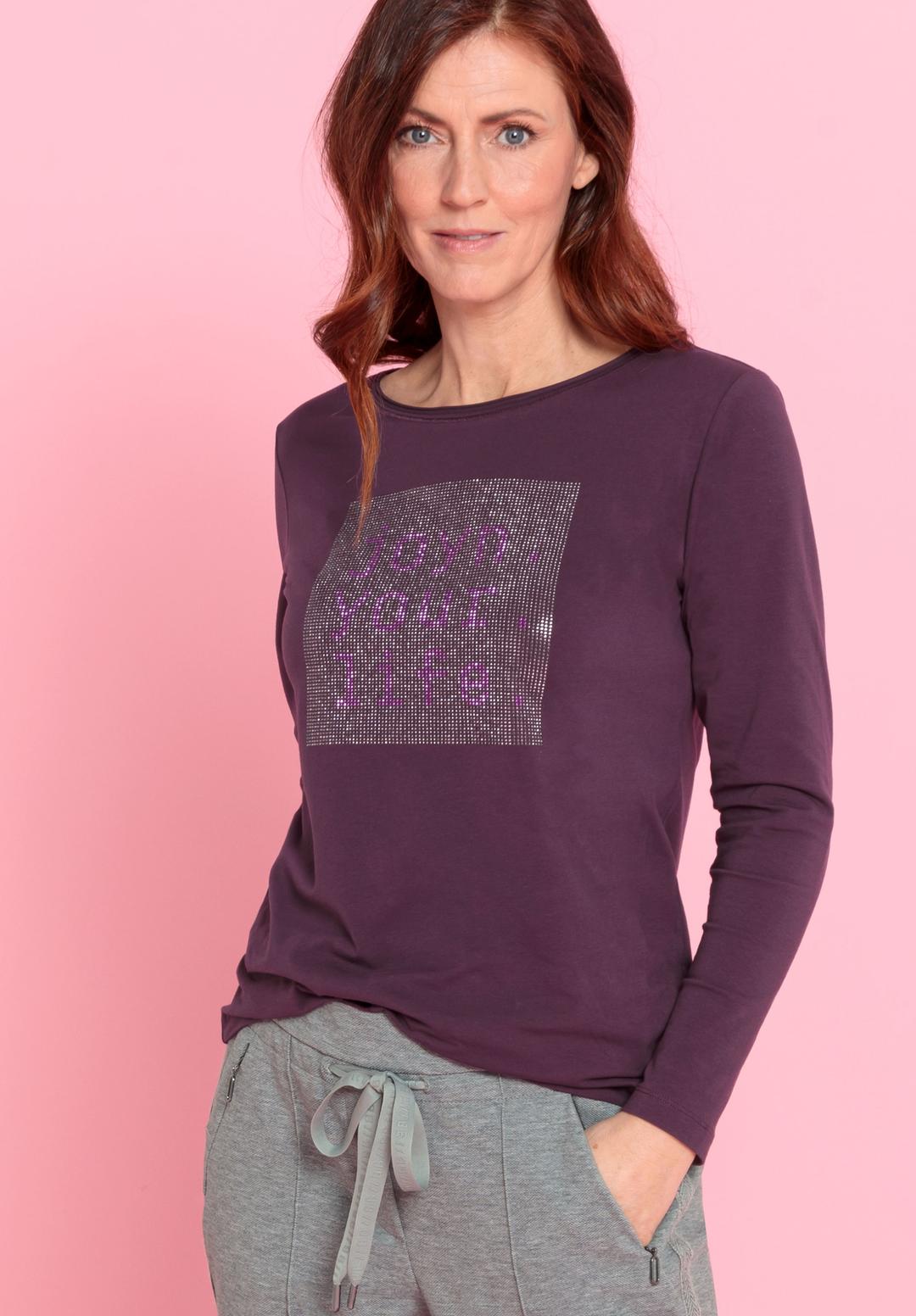 Женский лонгслив со стразами BIANCA | Фото 3