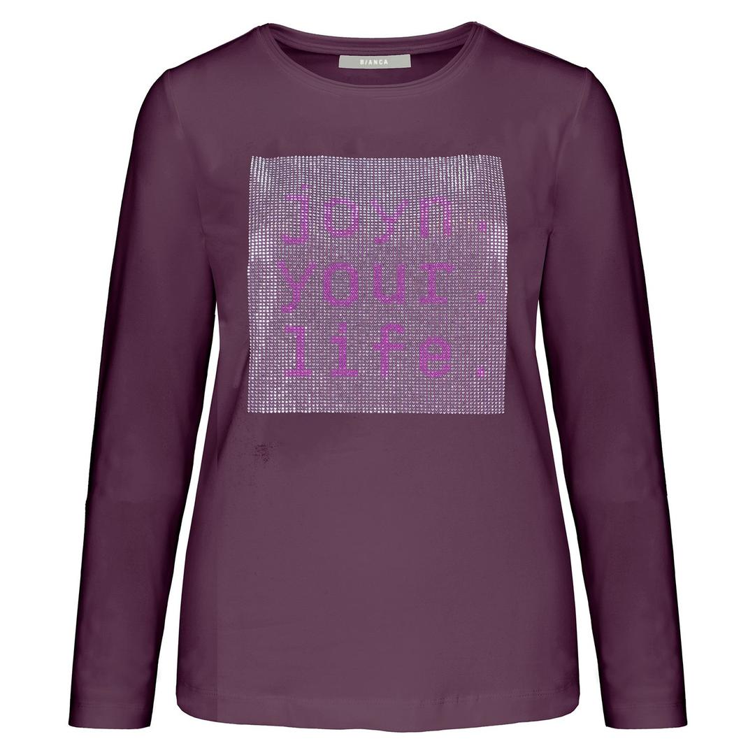 Женский лонгслив со стразами BIANCA | Фото 1