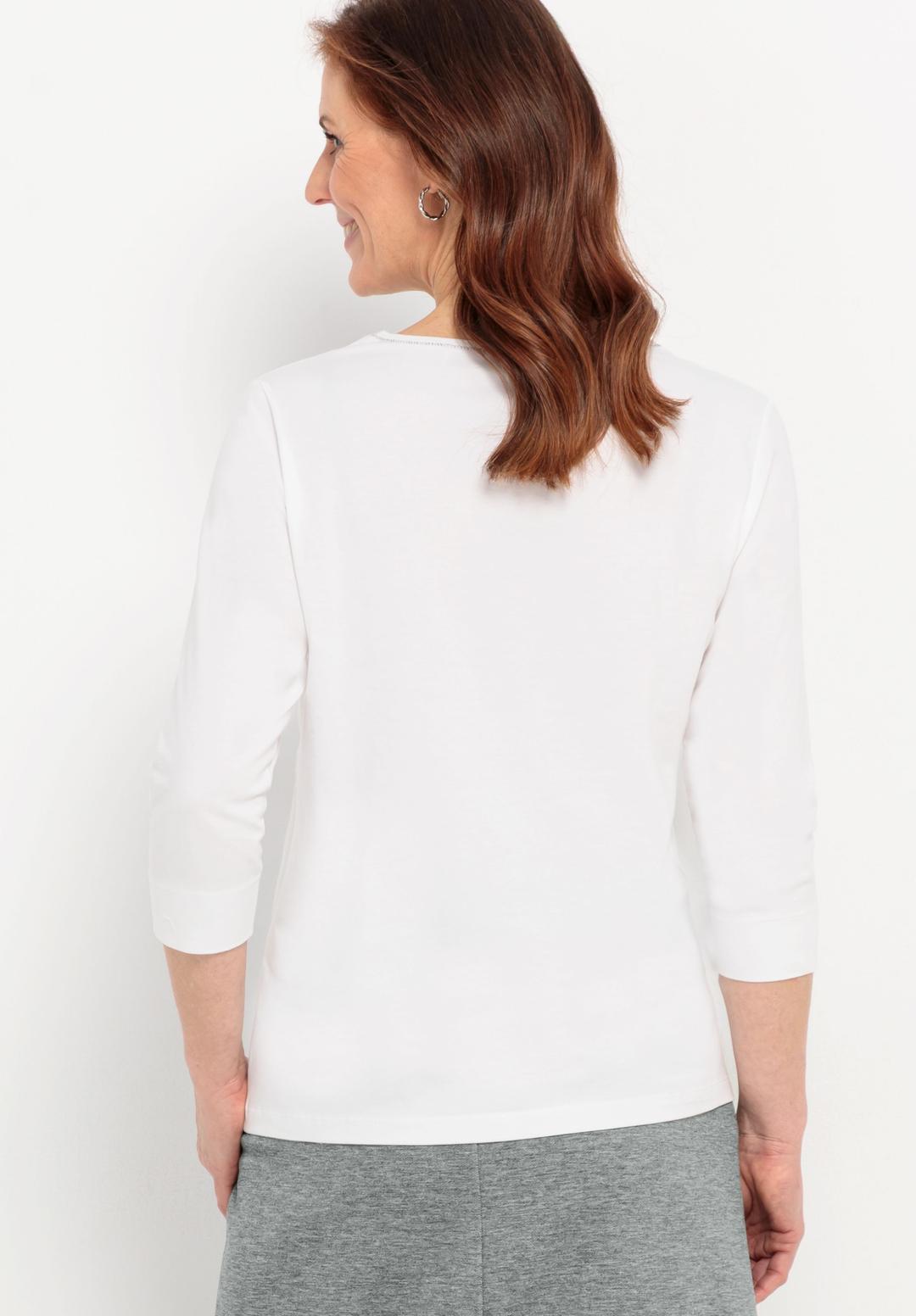 Женский хлопковый лонгслив BIANCA | Фото 4