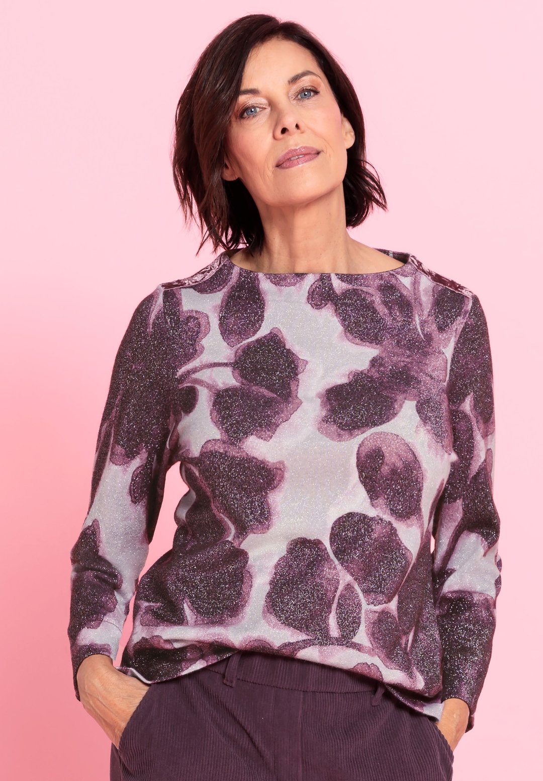 Женский джемпер с люрексом BIANCA | Фото 3