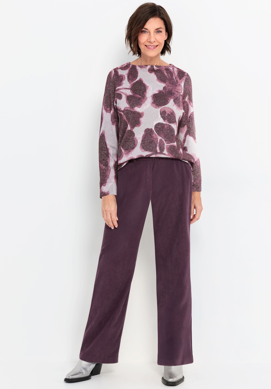 Женский джемпер с люрексом BIANCA | Фото 6