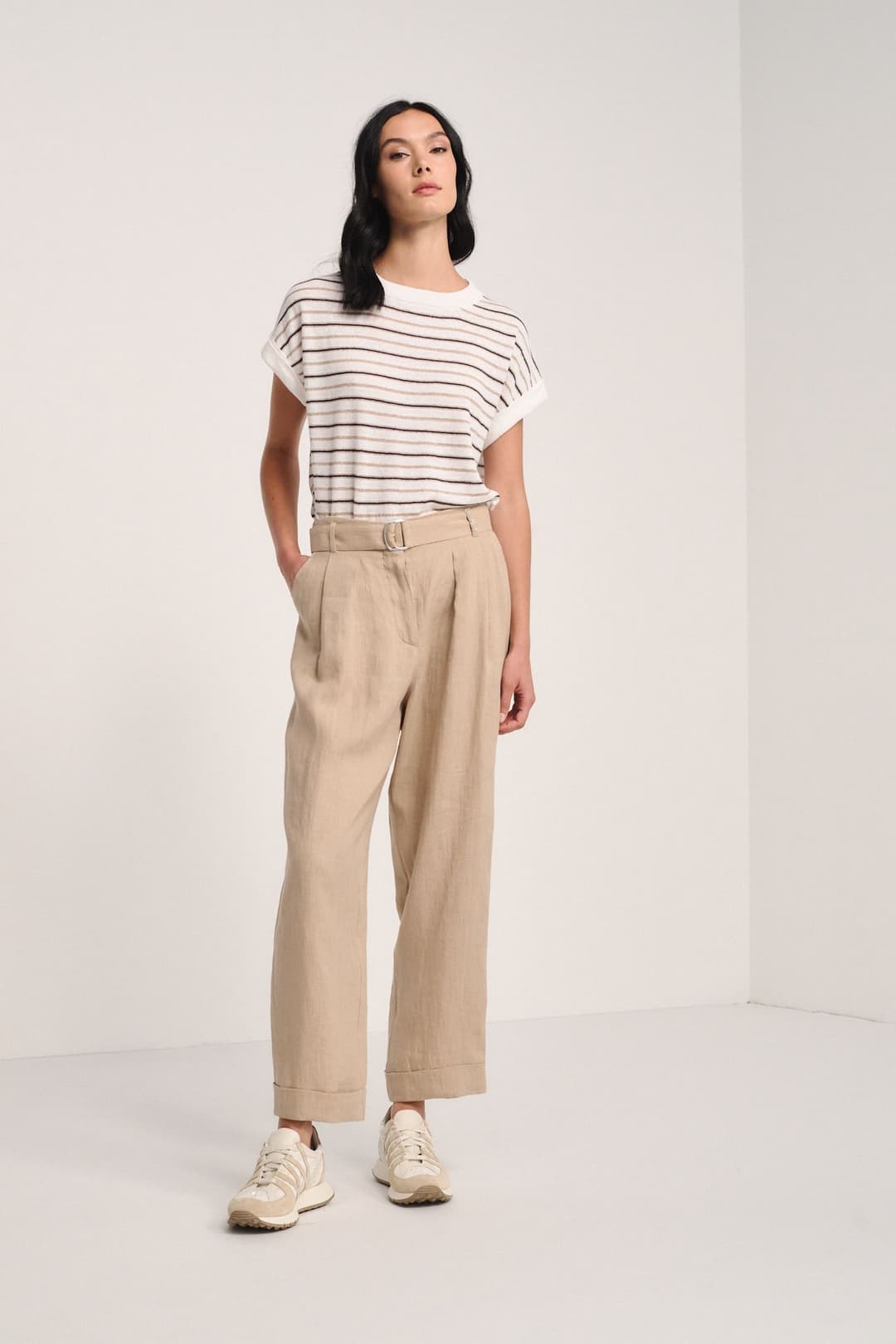 Женские льняные брюки Panicale | Фото 2