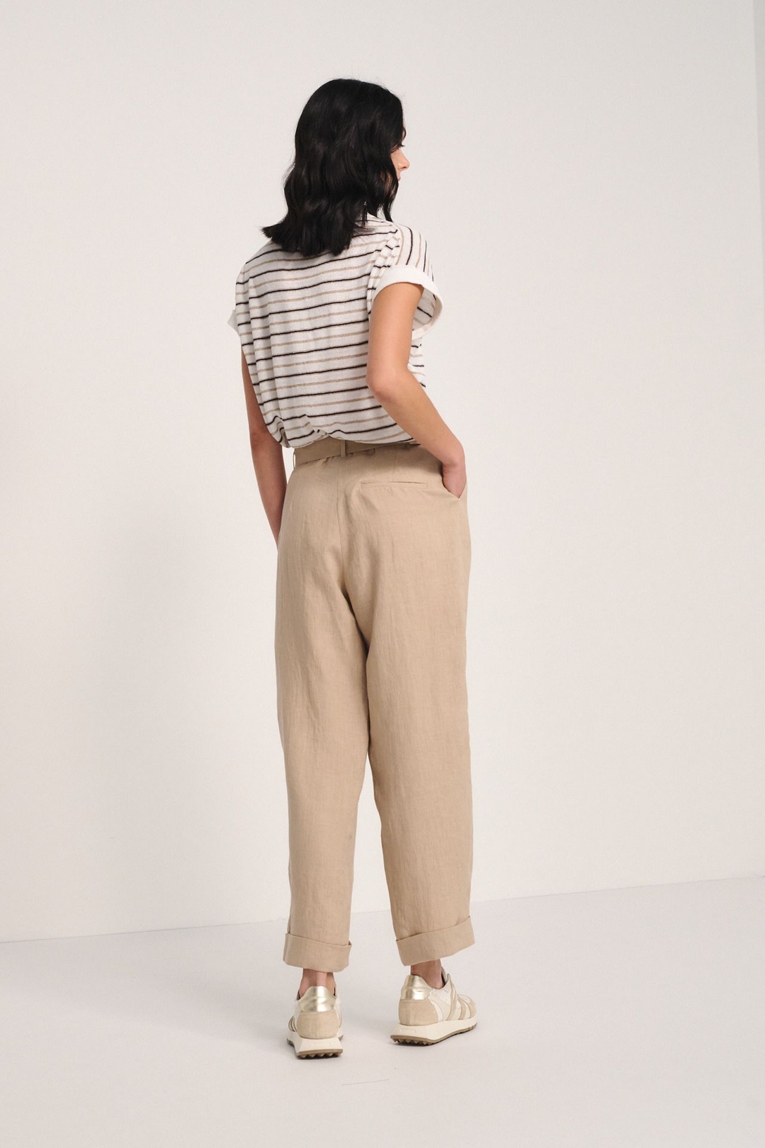 Женские льняные брюки Panicale | Фото 3