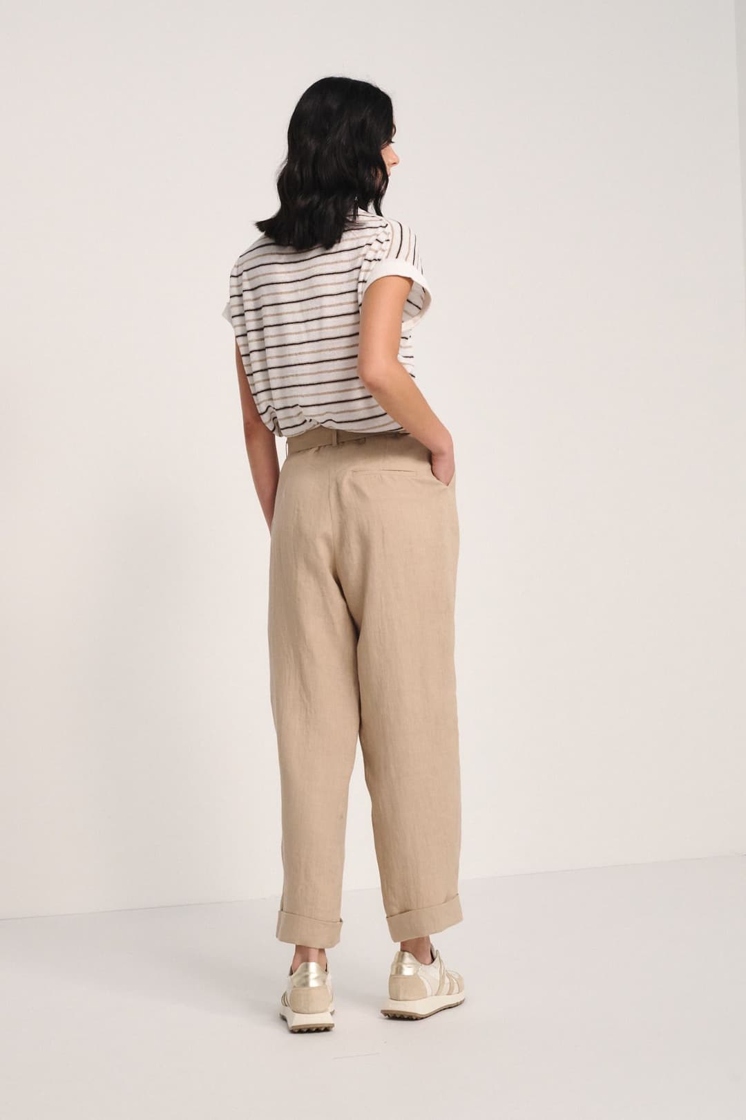 Женские льняные брюки Panicale | Фото 3