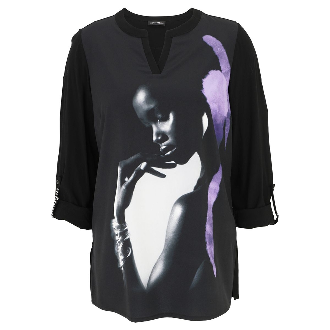 Женская блуза с принтом Doris Streich | Фото 1
