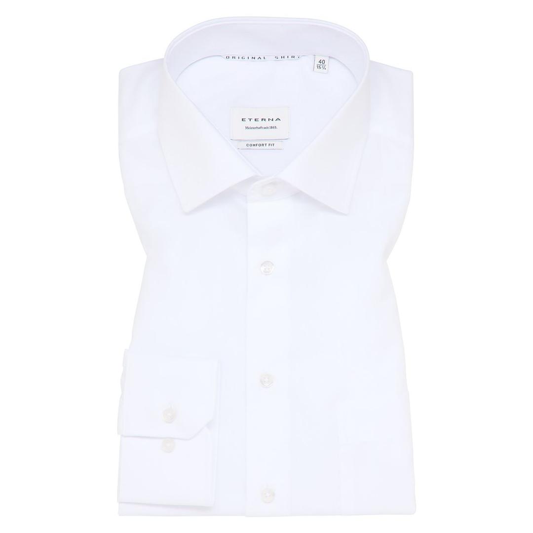 Мужская белая сорочка Eterna | Фото 1
