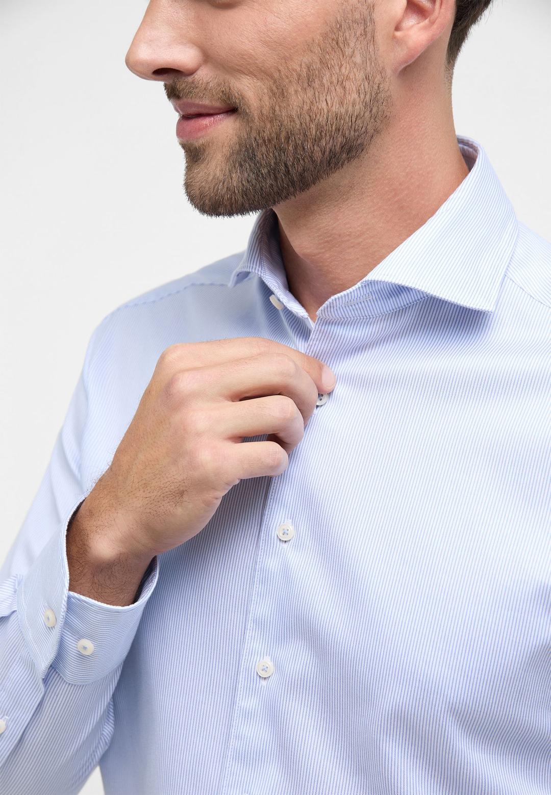Мужская сорочка в полоску Eterna | Фото 6