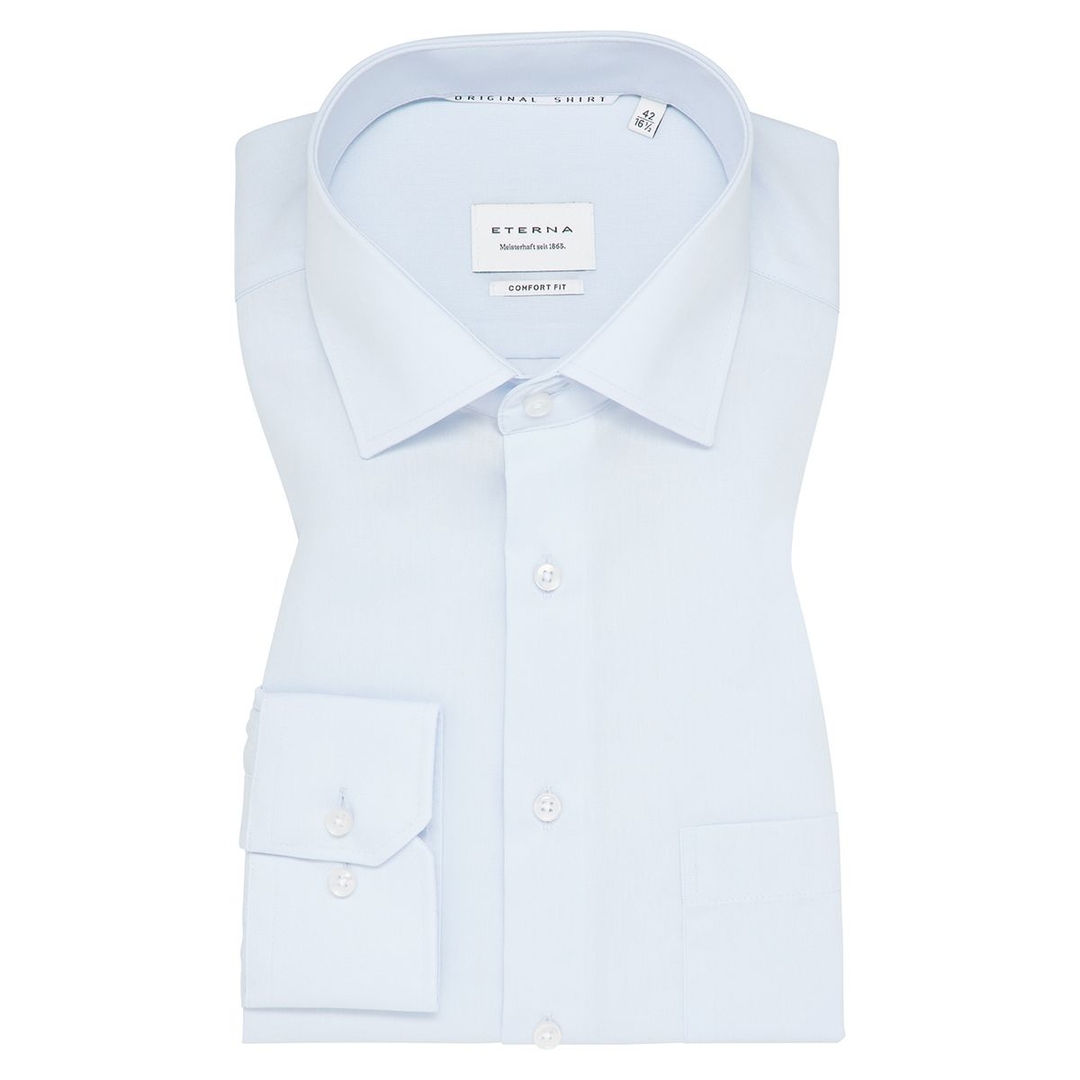 Мужская голубая сорочка Eterna | Фото 1