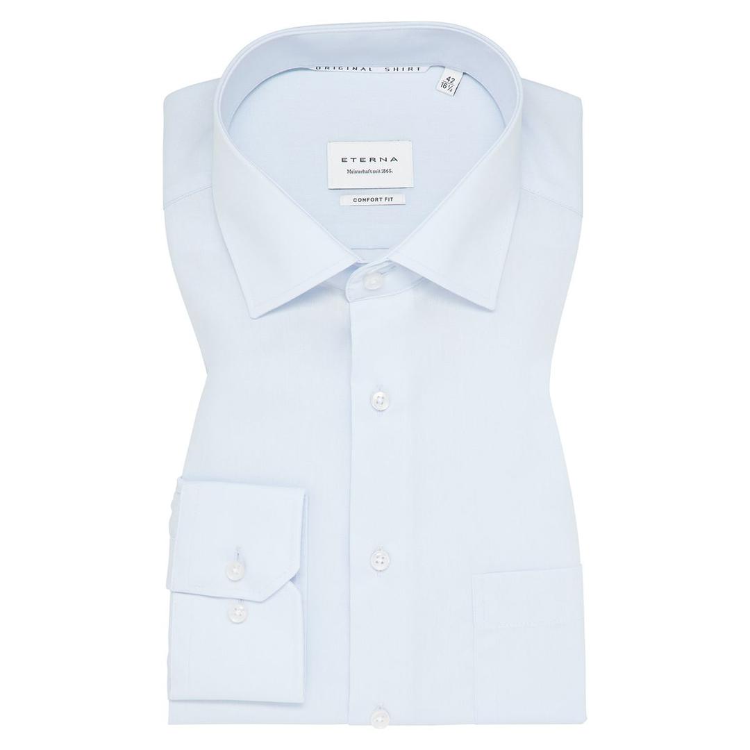 Мужская голубая сорочка Eterna | Фото 1