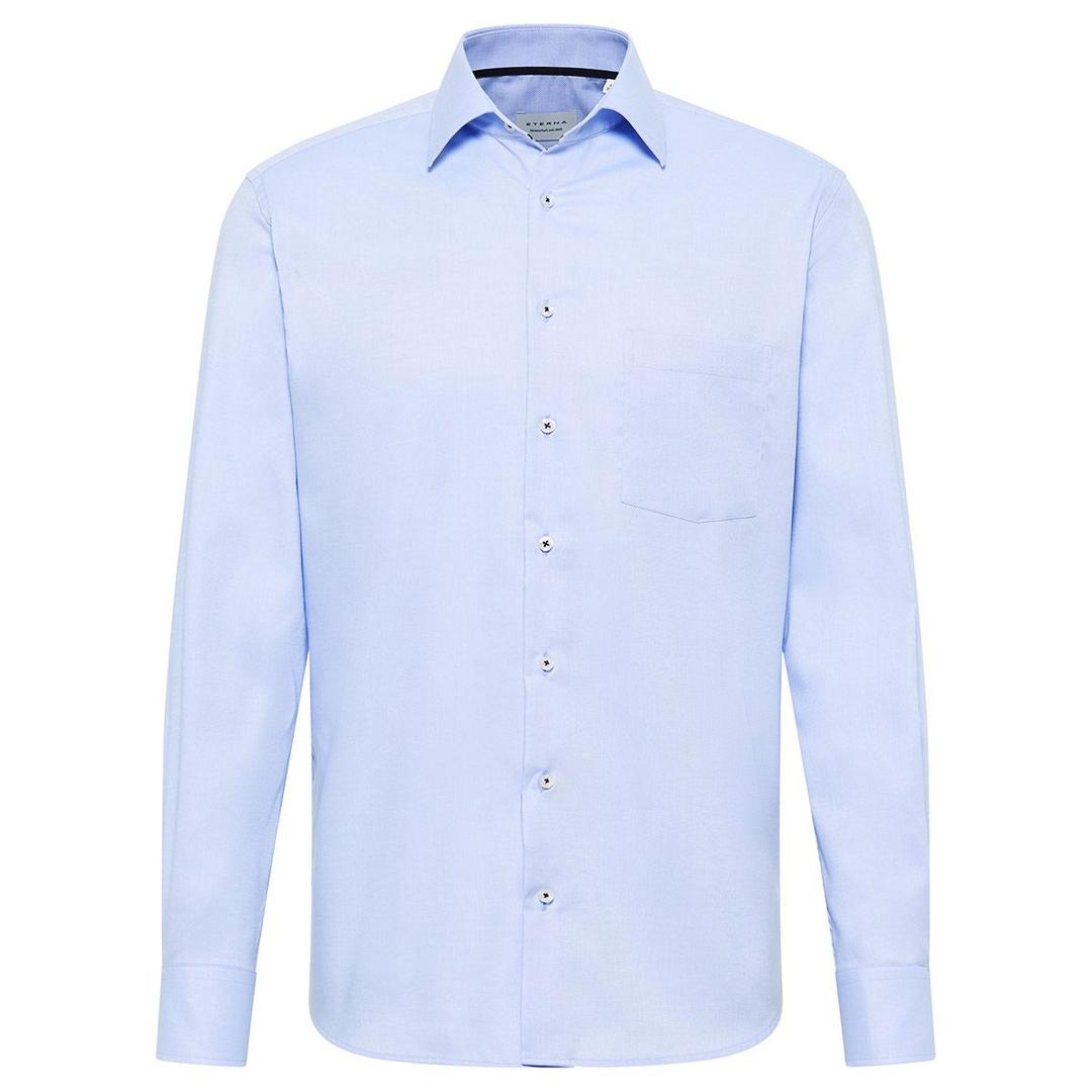 Мужская однотонная сорочка Eterna | Фото 2