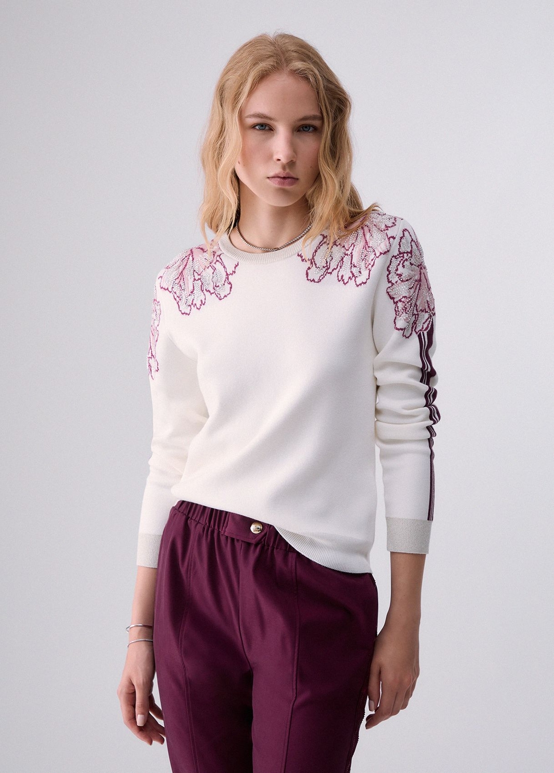 Женский джемпер с жаккардовым узором Liu Jo | Фото 2