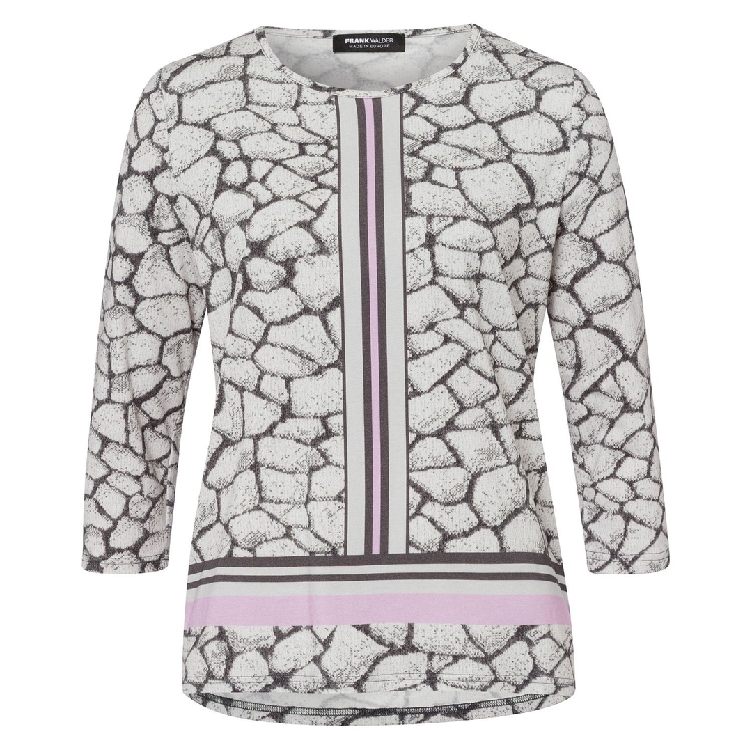 Женский лонгслив из хлопка с модалом Frank Walder | Фото 1