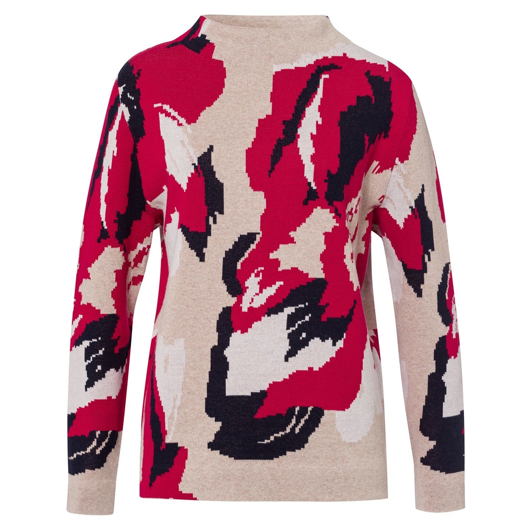 Женский джемпер с цветочным принтом Frank Walder | Фото 1