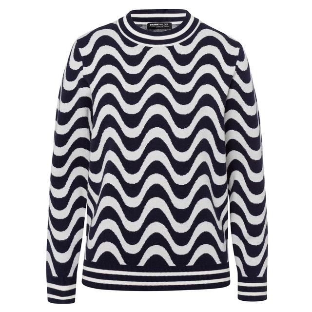 Женский джемпер в волнистую полосу Frank Walder