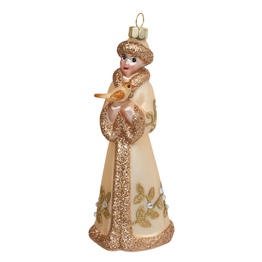 Ёлочная игрушка Снегурочка в боярской шапке Holiday Classics | Фото 1