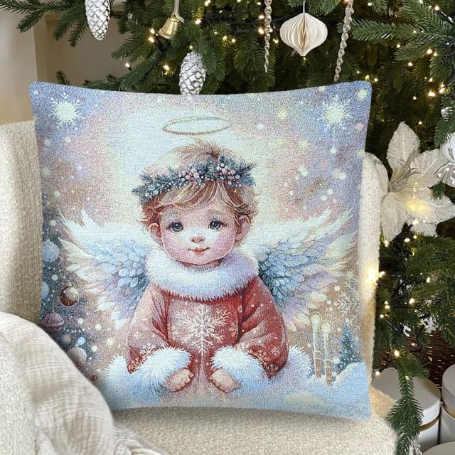 Подушка Хранитель Рождества слева