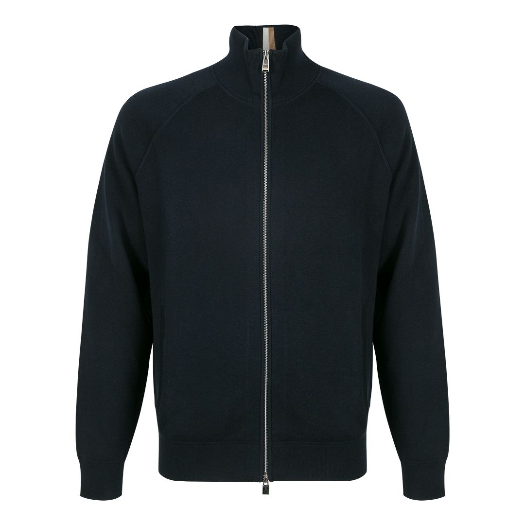 Мужской жакет из хлопка и шерсти BOSS Black | Фото 1