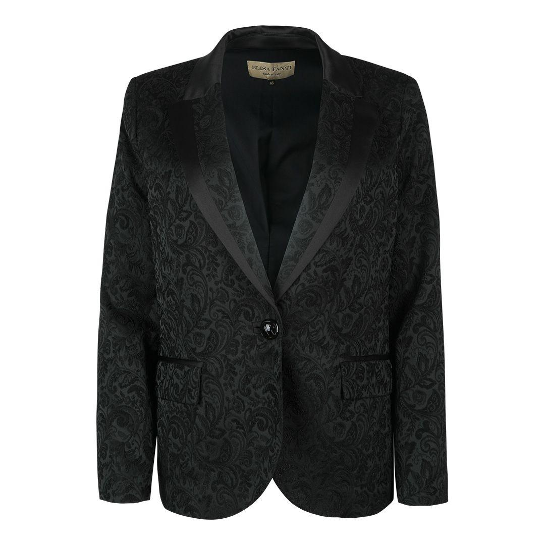 Женский жаккардовый пиджак Elisa Fanti | Фото 1