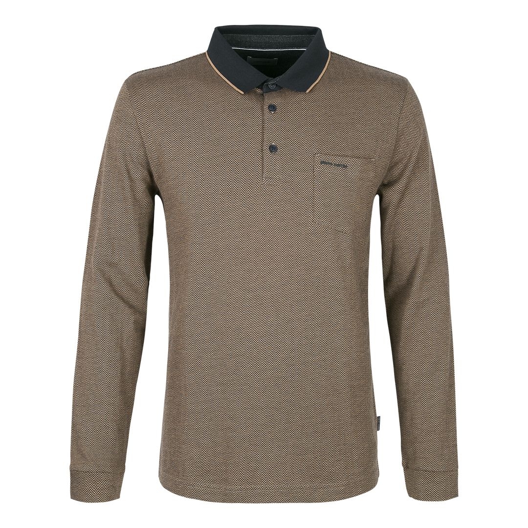 Мужской джемпер-поло из хлопка Pierre Cardin | Фото 1