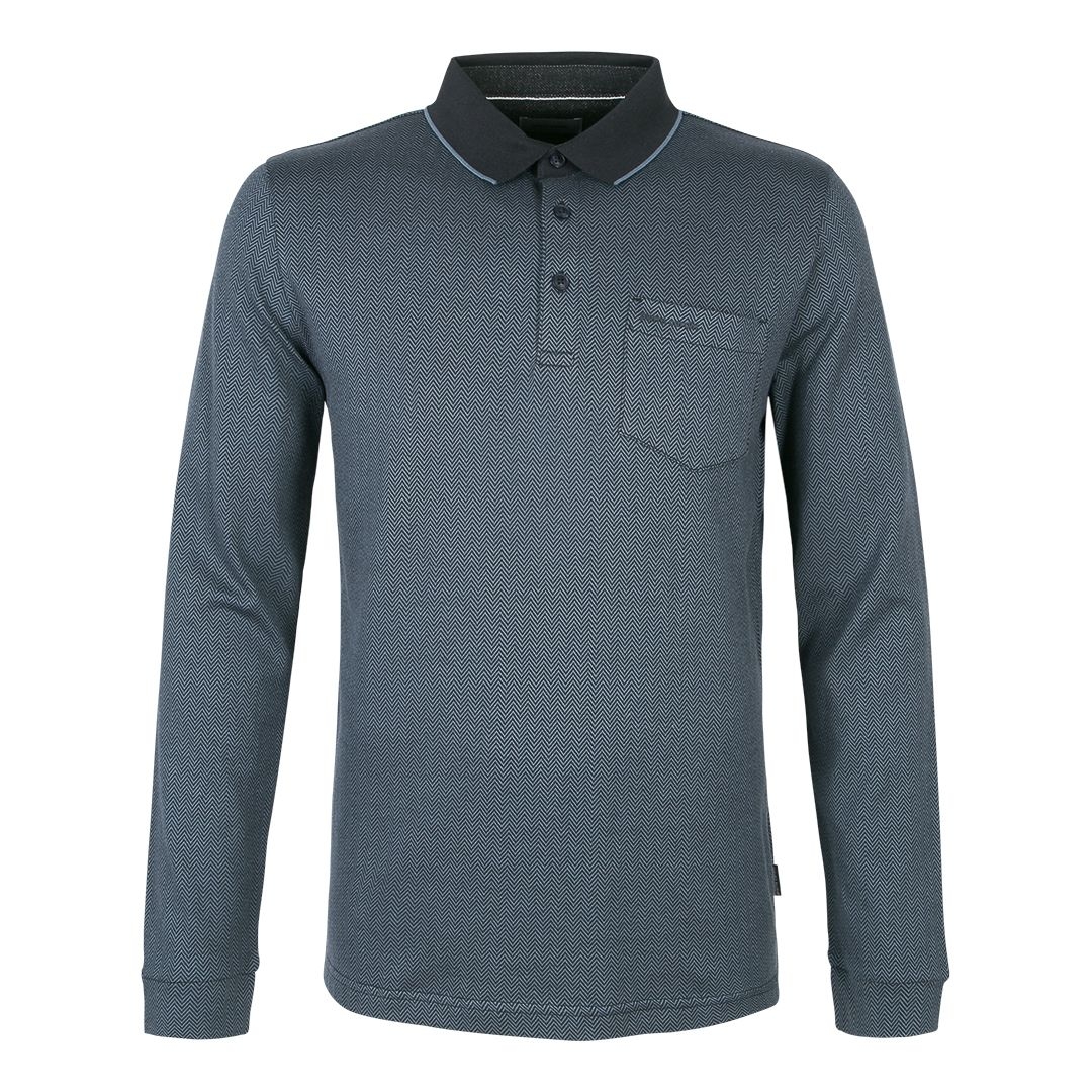 Мужской джемпер-поло из хлопка Pierre Cardin | Фото 1