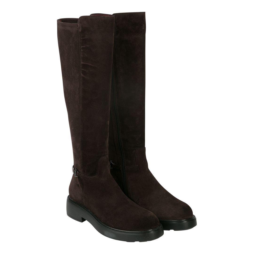 Женские высокие замшевые сапоги Mot Cle | Фото 2