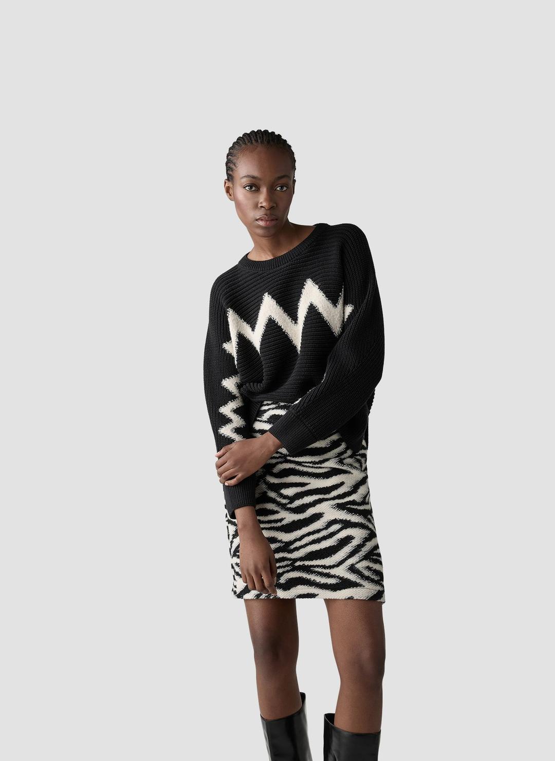 Женский джемпер с зигзагообразным узором LeComte | Фото 3