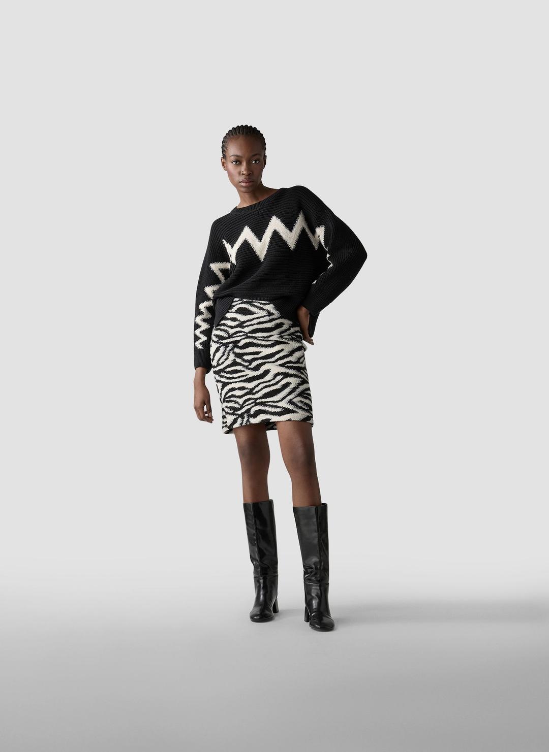 Женский джемпер с зигзагообразным узором LeComte | Фото 6