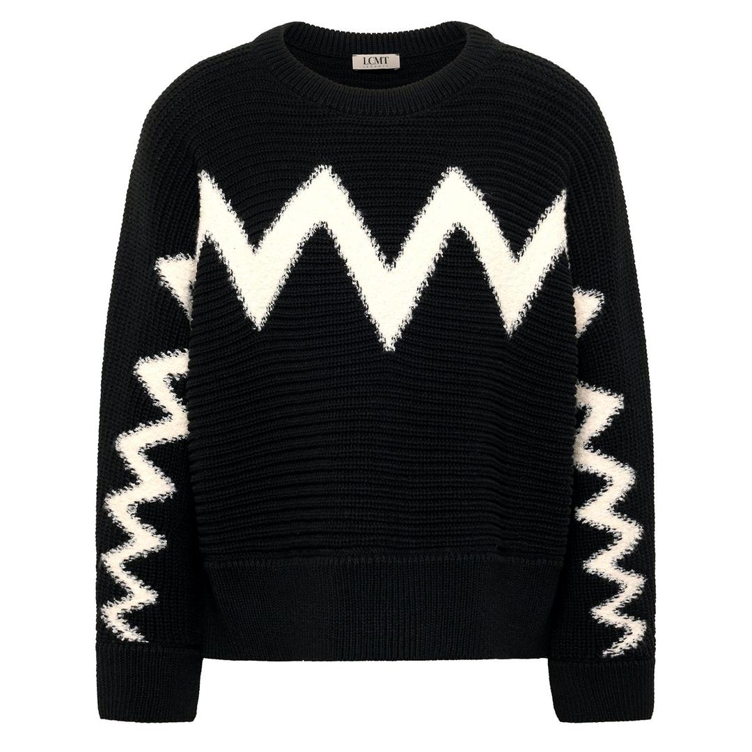 Женский джемпер с зигзагообразным узором LeComte | Фото 1