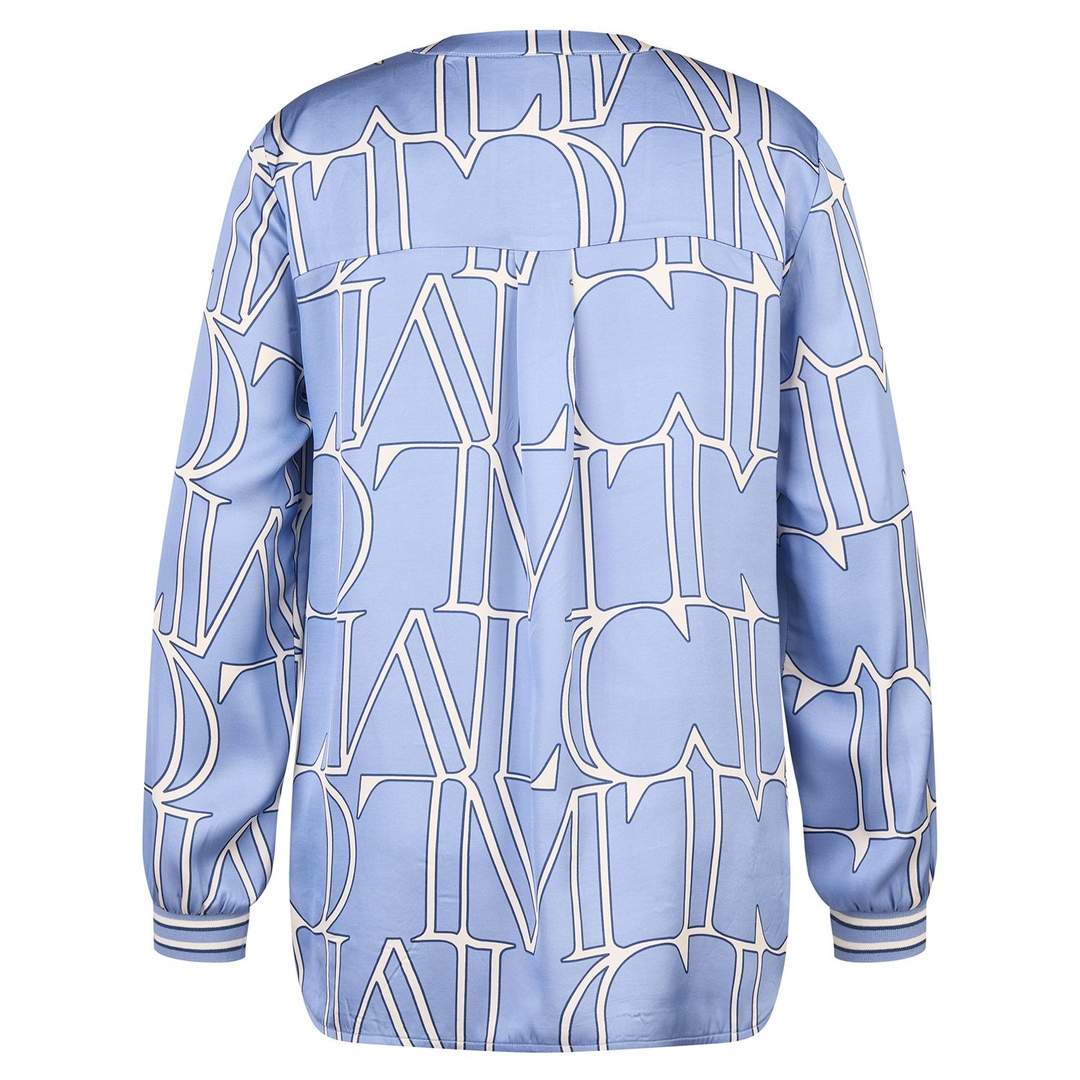 Женская блуза с текстовым принтом LeComte | Фото 2