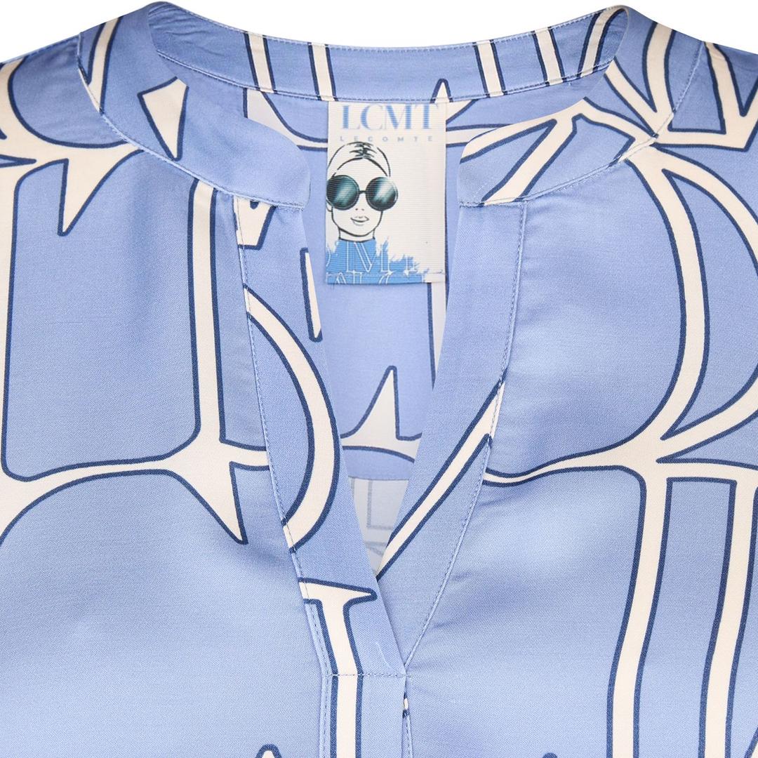 Женская блуза с текстовым принтом LeComte | Фото 3